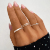 Bague cercle radieux