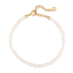 Bracelet petites perles roses
